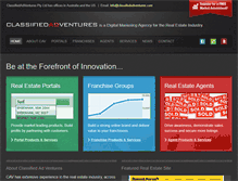 Tablet Screenshot of classifiedadventures.com